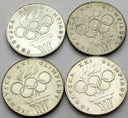 LOT 4 x 200 zł 1976 OLIMPIADA INWESTYCJA SREBRO