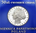 50 zł złotych 1974 Fryderyk Chopin, stan L-