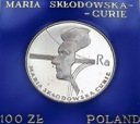 100 zł złotych 1974 Maria Skłodowska-Curie stan L-