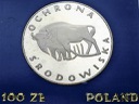 100 zł złotych 1977 Żubr Ochrona Środowiska stan L