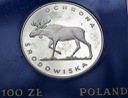 100 zł złotych 1978 Łoś Ochrona Środowiska, stan L