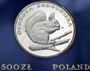 500 zł 1985 Wiewiórka Ochrona Środowiska, stan L