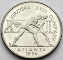 2 zł, złote 1995, Atlanta Zapasy, stan 1-