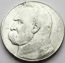 10 zł złotych Józef Piłsudski 1935, stan 3