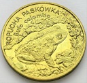 2 zł, złote 1998 Ropucha Paskówka, stan 1-