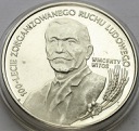 10 zł złotych 1995 Wincenty Witos Ruch Ludowy s.L-