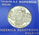 100 zł złotych 1974 Mikołaj Kopernik, stan L-