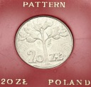 20 zł 1973 Kwitnące Drzewo PRÓBA CuNi, stan 1-