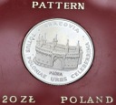 20 zł złotych 1981 PRÓBA MN Barbakan w Krakowie