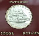 500 zł 1982 Dar Młodzieży PRÓBA Ag, stan L