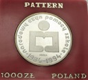 1000 zł 1986 PRÓBA AG Czyn Pomocy Szkole, stan L-