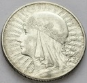 10 zł złotych Głowa kobiety 1932, stan 3