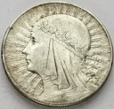 10 zł złotych Głowa kobiety 1933, stan 3