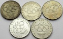LOT 5 x 200 zł 1976 OLIMPIADA INWESTYCJA SREBRO