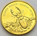 2 zł, złote 1997 Jelonek Rogacz, stan 1-