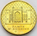 2 zł, złote 1998 Zamek w Kórniku, stan 1-