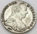 Austria talar 1780 Maria Teresa SREBRO, nowe bicie