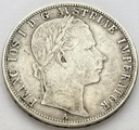 Austro-Węgry 1 floren 1861 Franciszek Józef SREBRO
