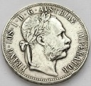 Austro-Węgry 1 floren 1879 Franciszek Józef SREBRO