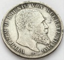 Niemcy 2 marki 1901 Wirtembergia Wilhelm II SREBRO