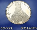 500 zł złotych 1988 Jadwiga, stan L