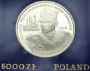 5000 zł złotych 1989 Westerplatte Sucharski stan L