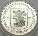 200000 zł 1993 Szczecin Nadanie Praw Miejskich s.L