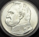 10 zł złotych Józef Piłsudski 1937, stan 3