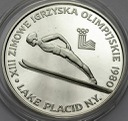 200 zł 1980 Lake Placid - ze zniczem, stan L