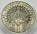 20 zł złotych 2009 65.r Likwidacji Getta w Łodzi 1