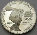 1 Dolar 1983 S One Dollar Olimpiada Los Angeles