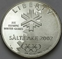 1 dolar 2002 Olimpiada Salt Lake, stan L-