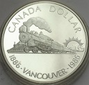 Kanada 1 Dolar 1986 Pacific Express, stan L