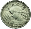 2 zł złote 1924 Kobieta i kłosy, żniwiarka, róg