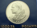 1000 zł złotych 1983 Jan Paweł II