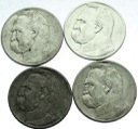 LOT 4 x 2 zł Józef Piłsudski INWESTYCJA AG SREBRO