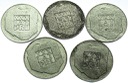 LOT 5 x 200 zł 1974 XXX lat PRL INWESTYCJA SREBRO