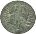 10 zł złotych Głowa kobiety 1932