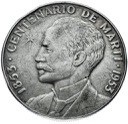 Kuba 1 peso 1953 Jose Marti