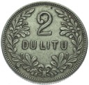 Litwa 2 Litu Lity Dulitu 1925