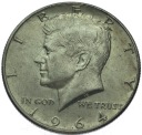 USA 1/2 Dolara Half Dollar SREBRO 1964 Kennedy