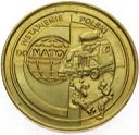 2 zł, złote 1999 Wstąpienie do NATO