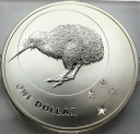 Fabulous 2010, 1 oz uncja srebra 1 dolar Ptak Kiwi