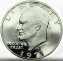 USA 1 dolar 1971 Eisenhower SREBRO