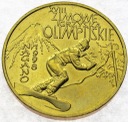 2 zł, złote 1998 Nagano