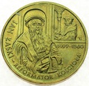 2 zł, złote 1999 Jan Łaski Reformator