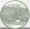 20 zł złotych 2008 Powstanie Getto Warszawskie