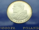 1000 zł złotych 1982 Jan Paweł II