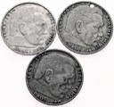 LOT 3 x 2 marki Hindenburg Inwestycja srebro