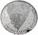 Niemcy 10 Marek SREBRO 1988 D Arthur Schopenhauer